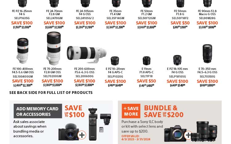 Nikon Special Offers